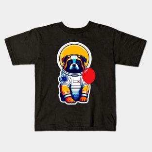 Astronaut Puppy Kids T-Shirt